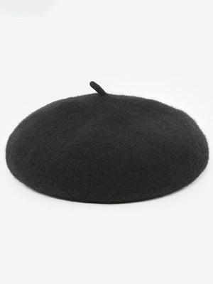 The Mérovée-Rose Wool Beret