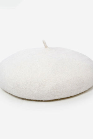 The Mérovée-Rose Wool Beret