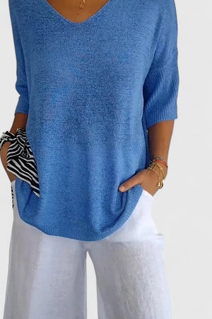 The Noémie V-Neck Top