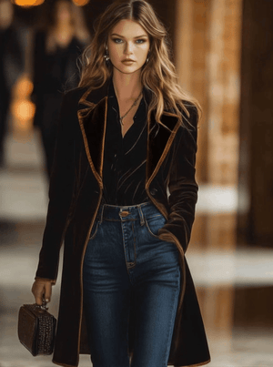 The Augustine Velvet Coat