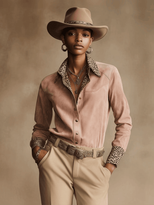 The Colombe Suede Shirt