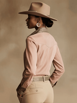 The Colombe Suede Shirt