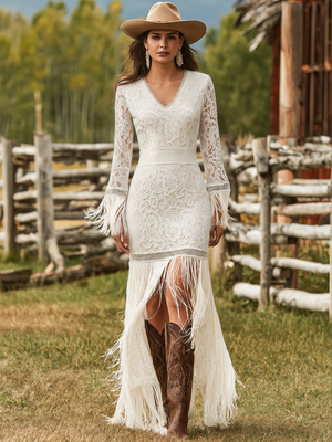 The Louisette Lace Maxi Dress