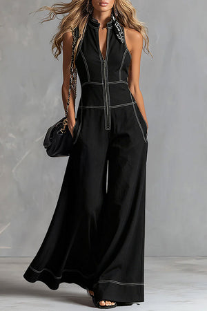 The Foy-Marie Denim Jumpsuit