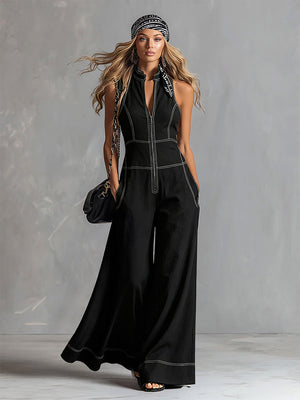 The Foy-Marie Denim Jumpsuit