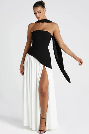 Asymmetric Maxi Dress