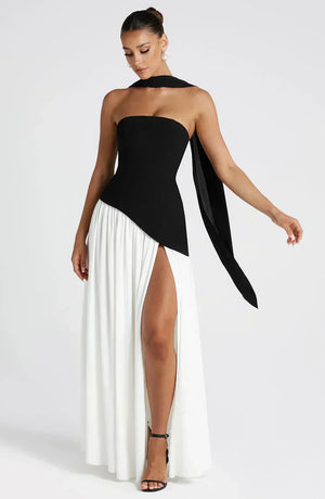 Asymmetric Maxi Dress
