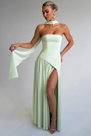 Asymmetric Maxi Dress