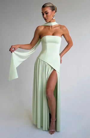 Asymmetric Maxi Dress