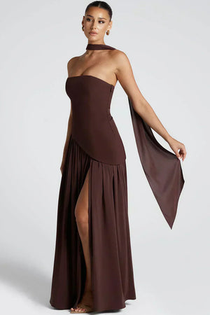 Asymmetric Maxi Dress