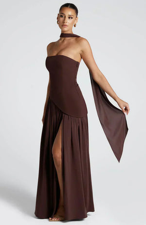 Asymmetric Maxi Dress