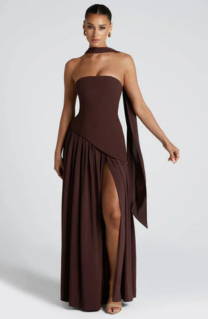 Asymmetric Maxi Dress