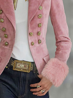 The Isaure Suede Blazer