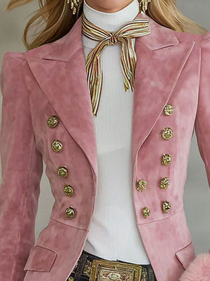 The Isaure Suede Blazer