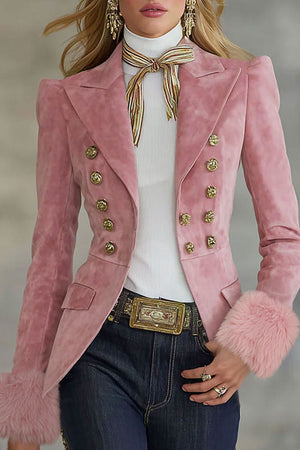 The Isaure Suede Blazer