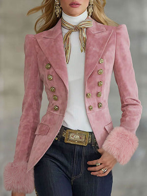 The Isaure Suede Blazer