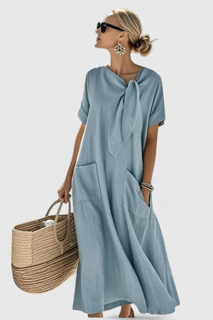 Draped Maxi Dress