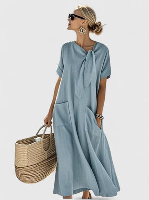 Draped Maxi Dress