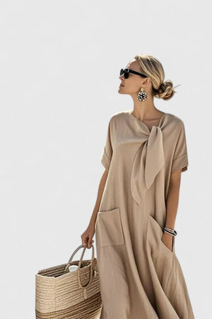 Draped Maxi Dress