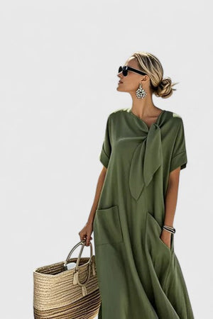 Draped Maxi Dress