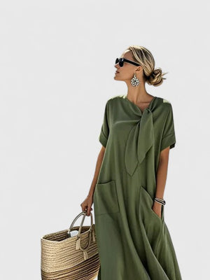 Draped Maxi Dress