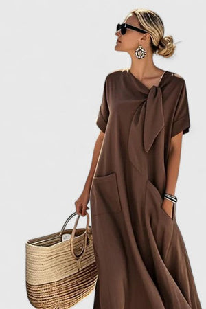 Draped Maxi Dress
