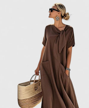 Draped Maxi Dress