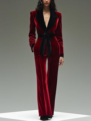 The Norgaude Velvet Jumpsuit