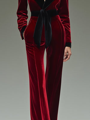The Norgaude Velvet Jumpsuit