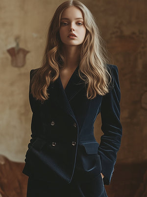 The Mathilde Tailored Corduroy Set