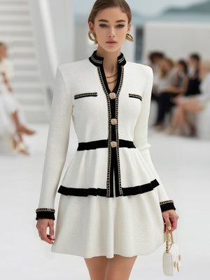 The Marianne Pleated Knit Set