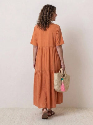 Tiered Swing Maxi Dress