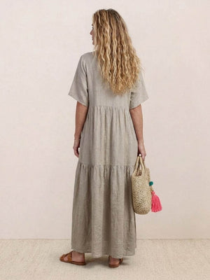 Tiered Swing Maxi Dress