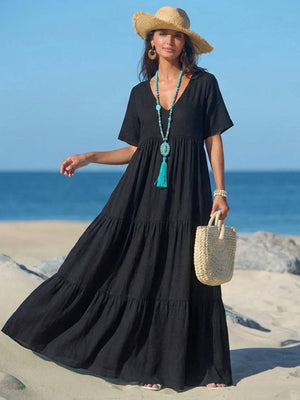 Tiered Swing Maxi Dress
