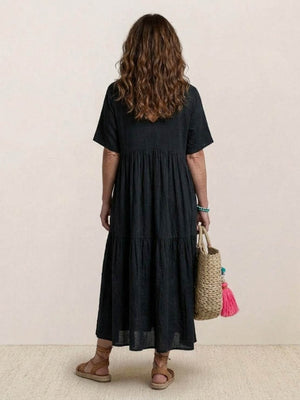Tiered Swing Maxi Dress