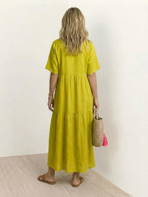 Tiered Swing Maxi Dress